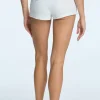 Pearly Big Bling Velour Booty Shorts