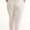 Plus-Size Big Bling Velour Jogger