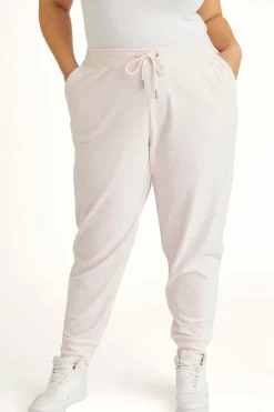Plus-Size Big Bling Velour Jogger