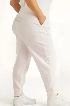 Plus-Size Big Bling Velour Jogger