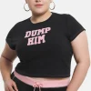 Plus-Size Dump Him Baby Tee