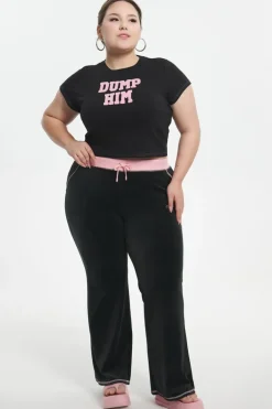 Plus-Size Dump Him Baby Tee