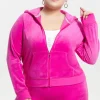 Plus-Size Hettegenser I Klassisk Bomullsvelour