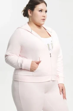 Plus-Size Hettegenser I Klassisk Bomullsvelour