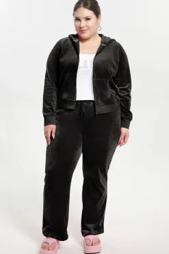 Plus-Size Hettegenser I Klassisk Bomullsvelour
