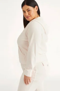 Plus-Size Icons Klassisk Hettegenser I Velour I Bomull