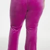 Plus-Size Og Big Bling Velour Treningsbukser
