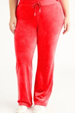 Plus-Size Og Big Bling Velour Treningsbukser