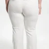 Plus-Size Ombre Big Bling Velour Treningsbukser