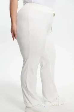 Plus-Size Ombre Big Bling Velour Treningsbukser