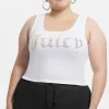 Plus-Size Ombre Bling Tank Top