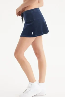 Scottie Cotton Velour MiniSkjørt