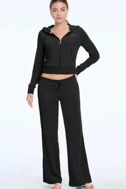 Tonal Towel Terry Zip-Up Hettegenser