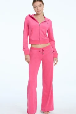 Tonal Towel Terry Zip-Up Hettegenser