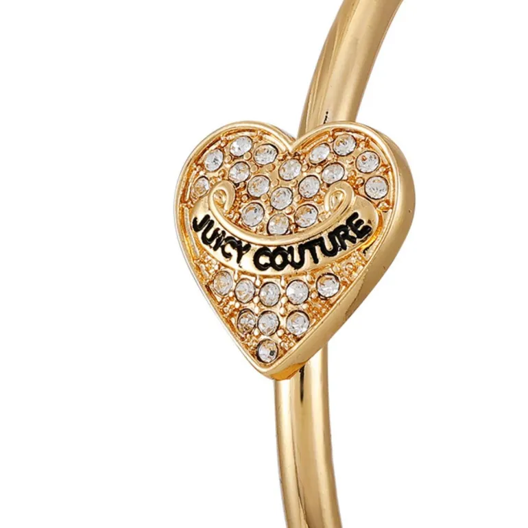 Tynne Bling Heart Hoop Øredobber