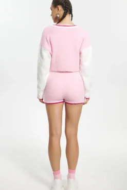 Varsity Strikket Cardigan