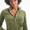 Velour Moto-Jakke