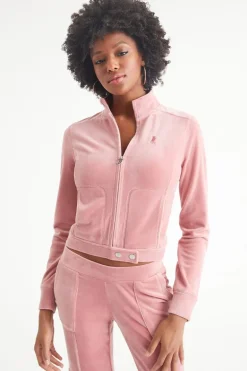 Velour Moto-Jakke