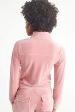 Velour Moto-Jakke