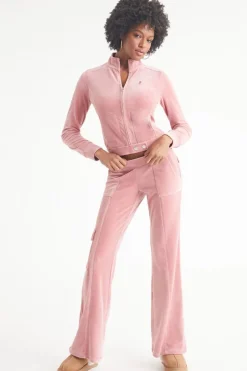 Velour Moto-Jakke